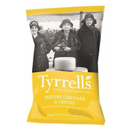 Tyrrells Mature Cheddar Chive Partykungen