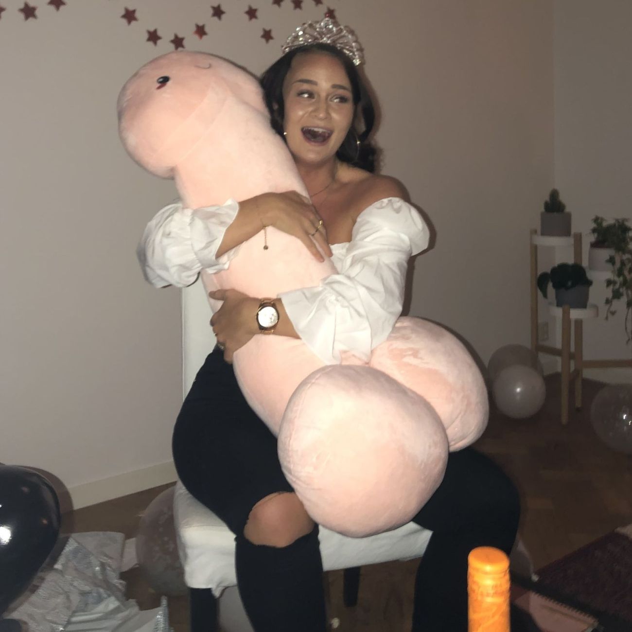 Kundbild på Gigantisk Peniskudde