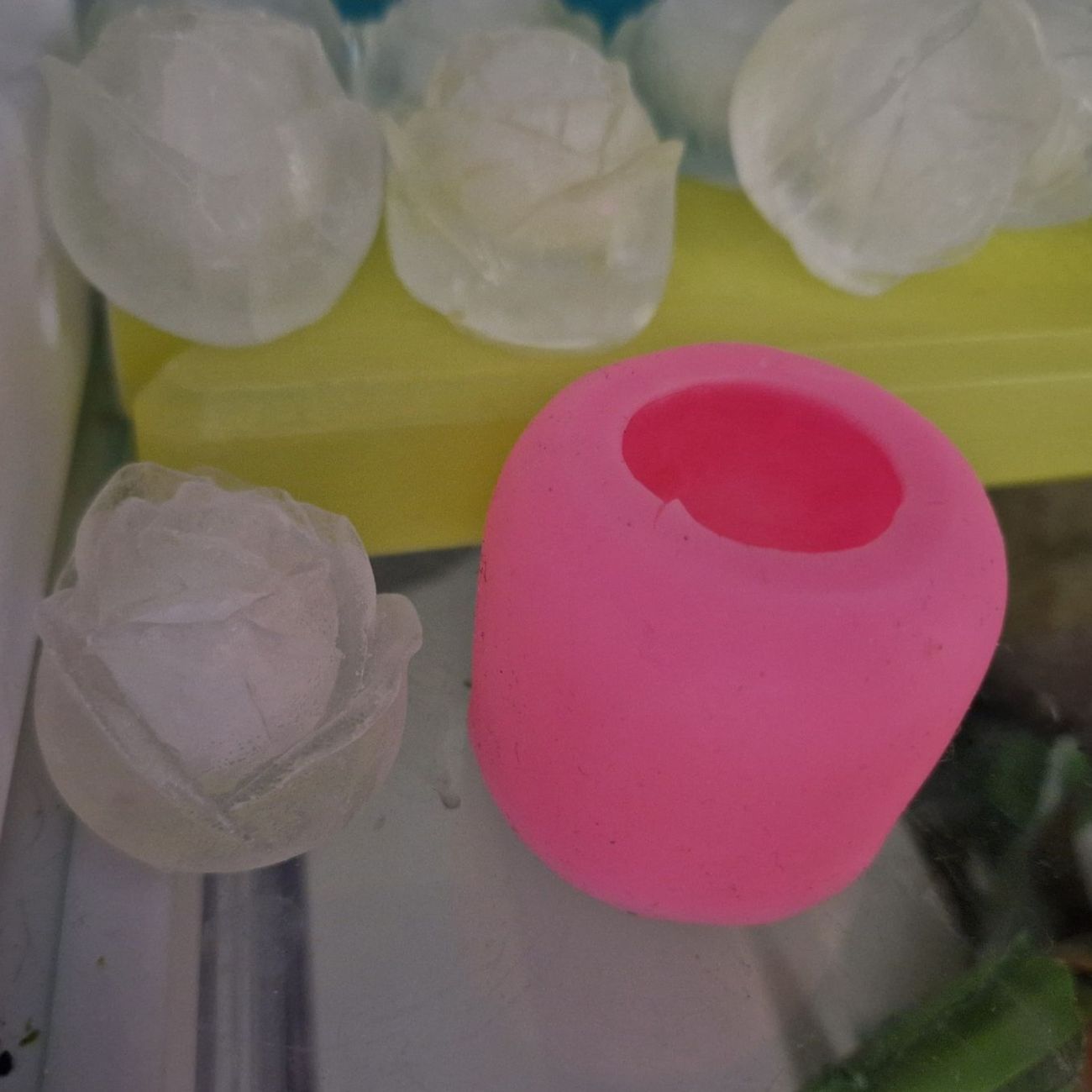 Asiakaskuva 3D Jääpalamuotti Ruusu