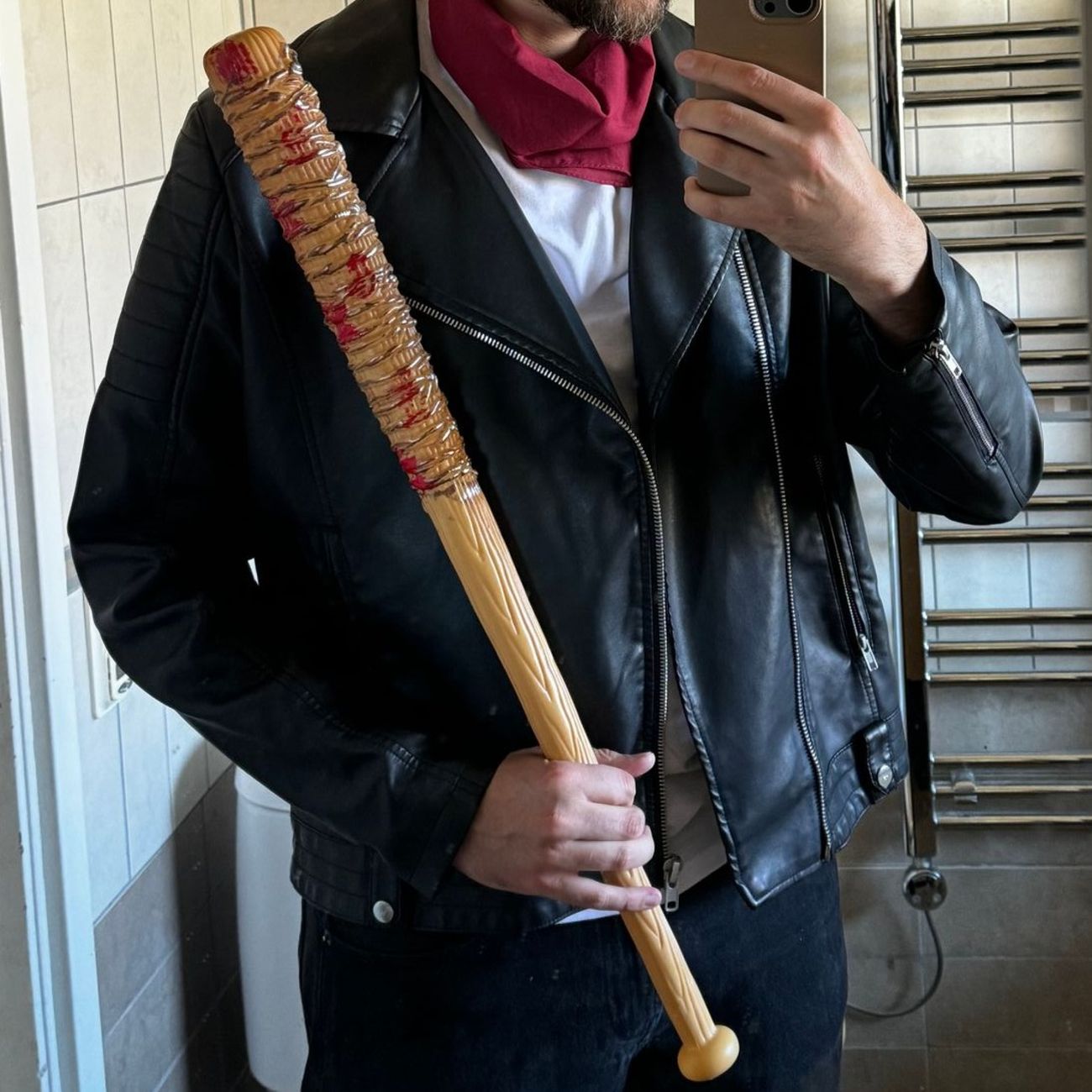 Kundebillede af Baseballbat med Pigtråd