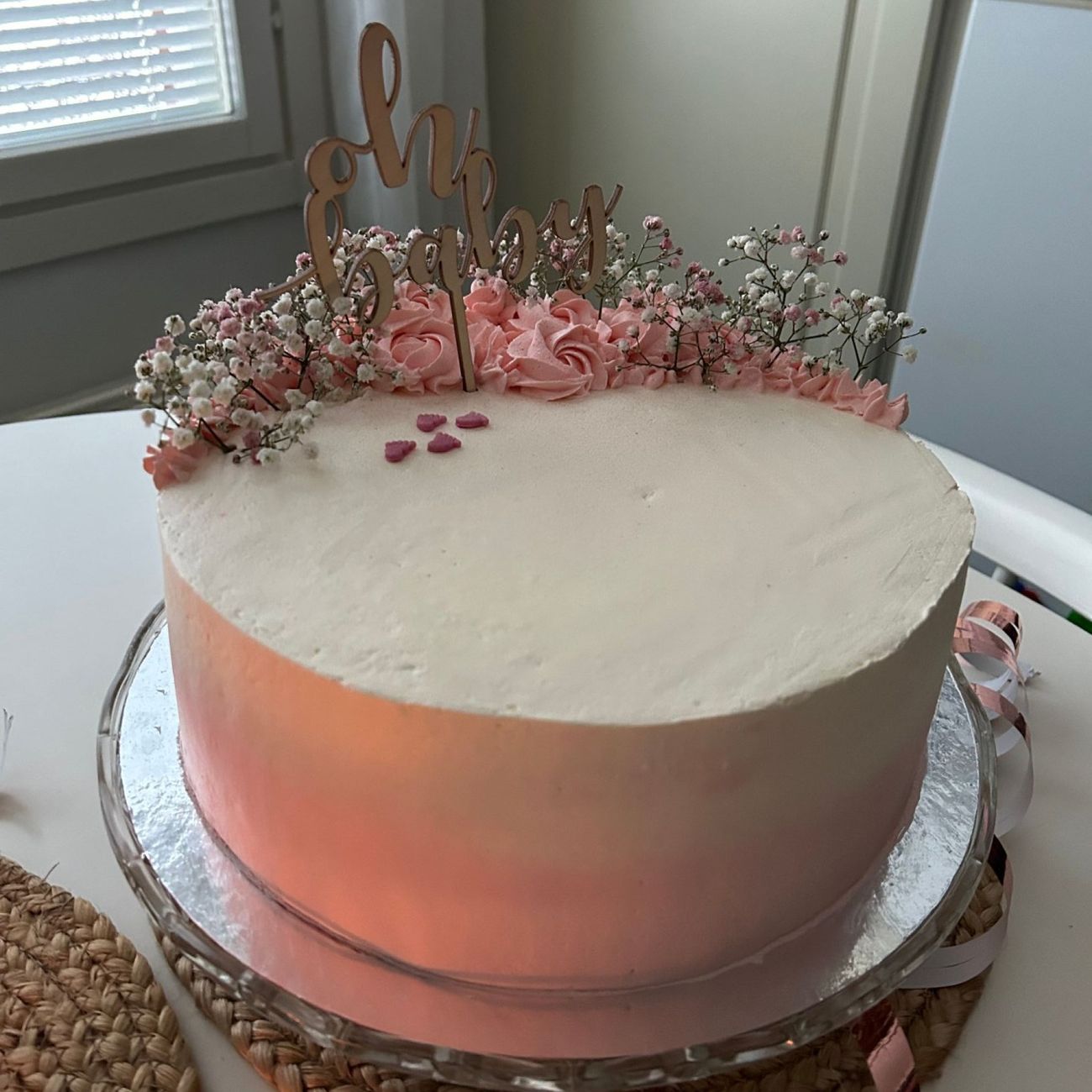 Kundebillede af Cake Topper Oh Baby Træ