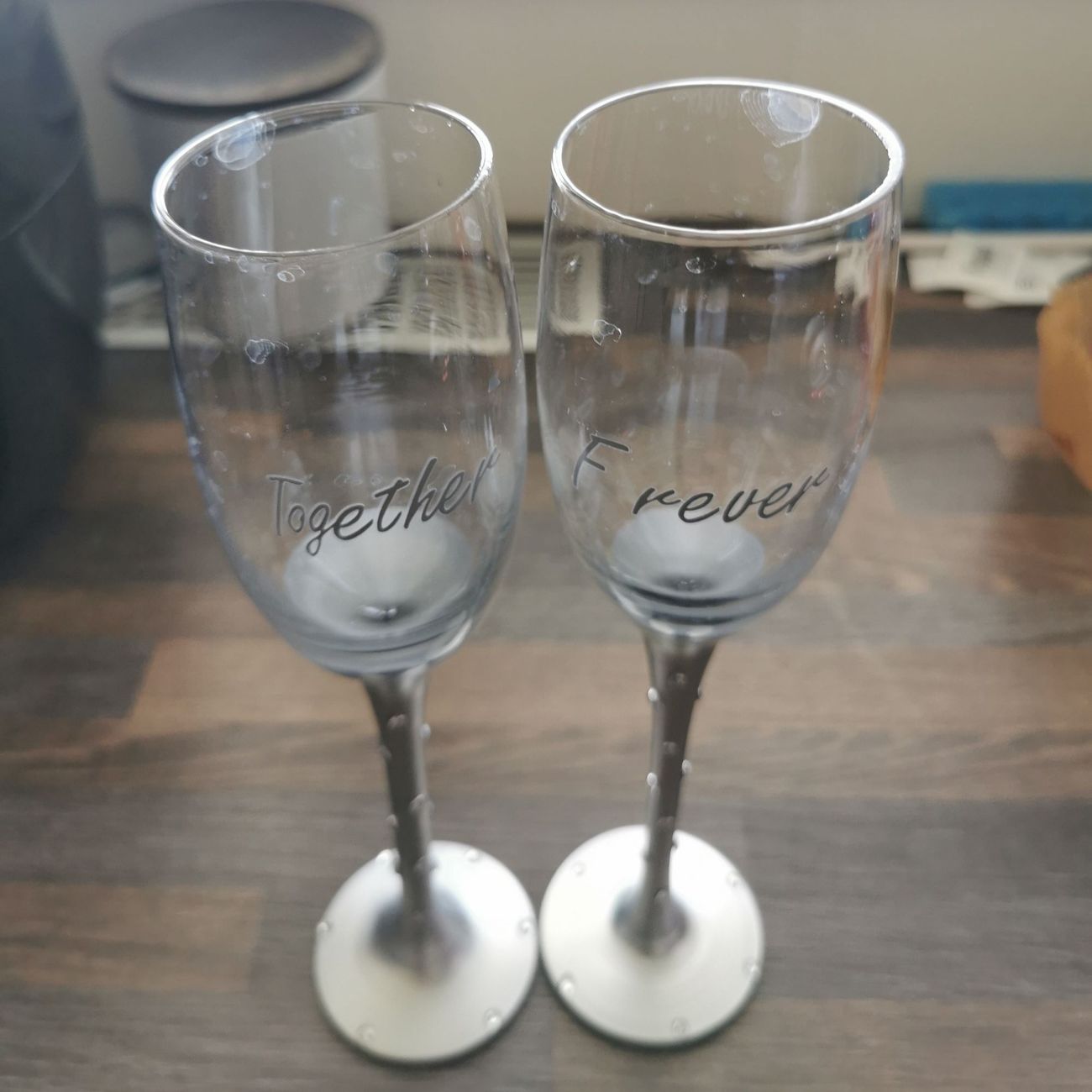 Kundbild på Champagneglas Together Forever