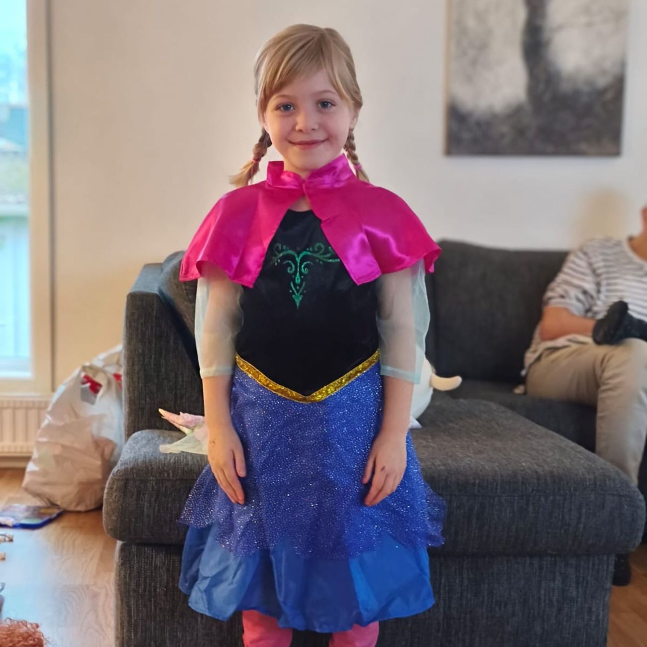 Kundbild på Frozen Anna Barn Maskeraddräkt