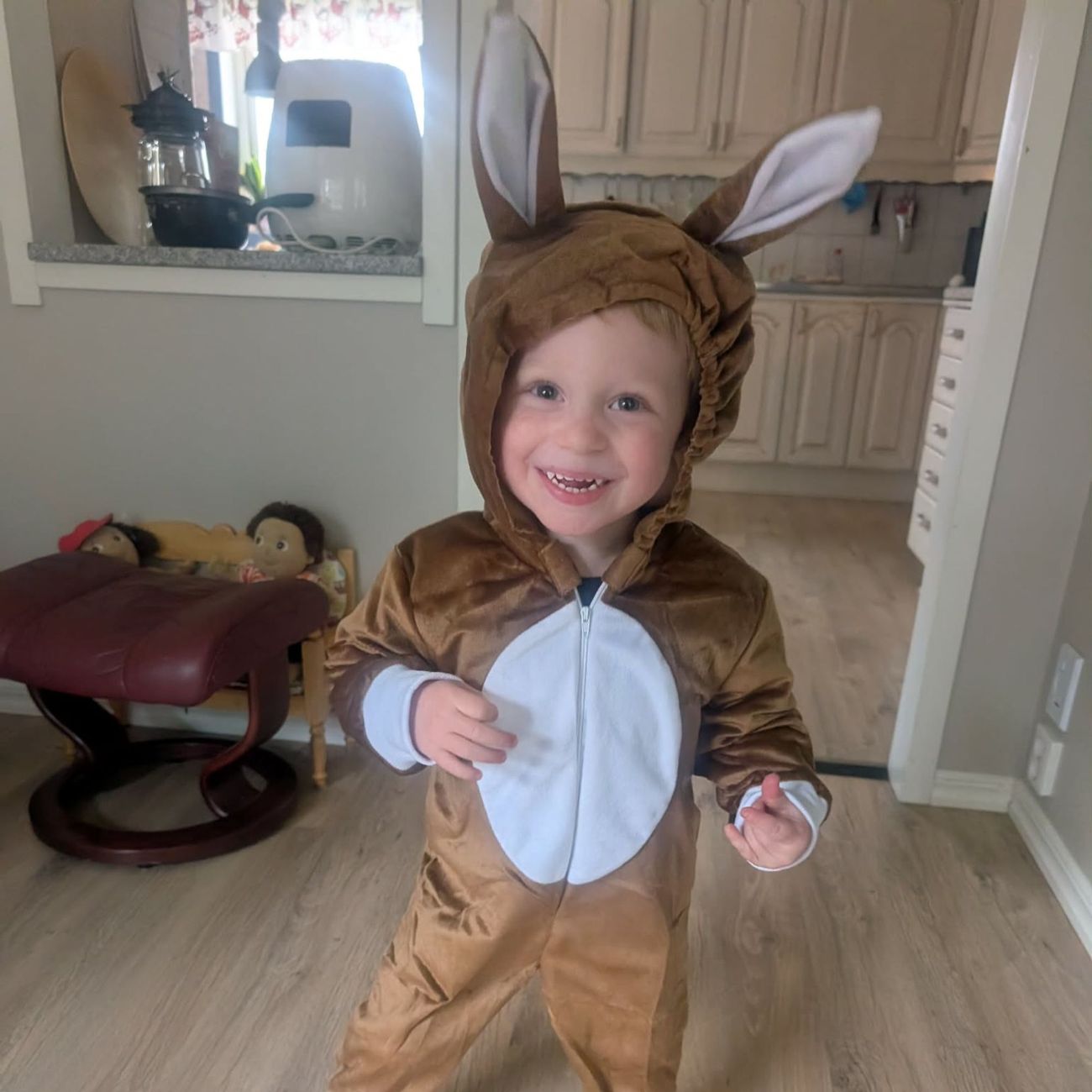 Kundbild på Hare Jumpsuit Barn Maskeraddräkt
