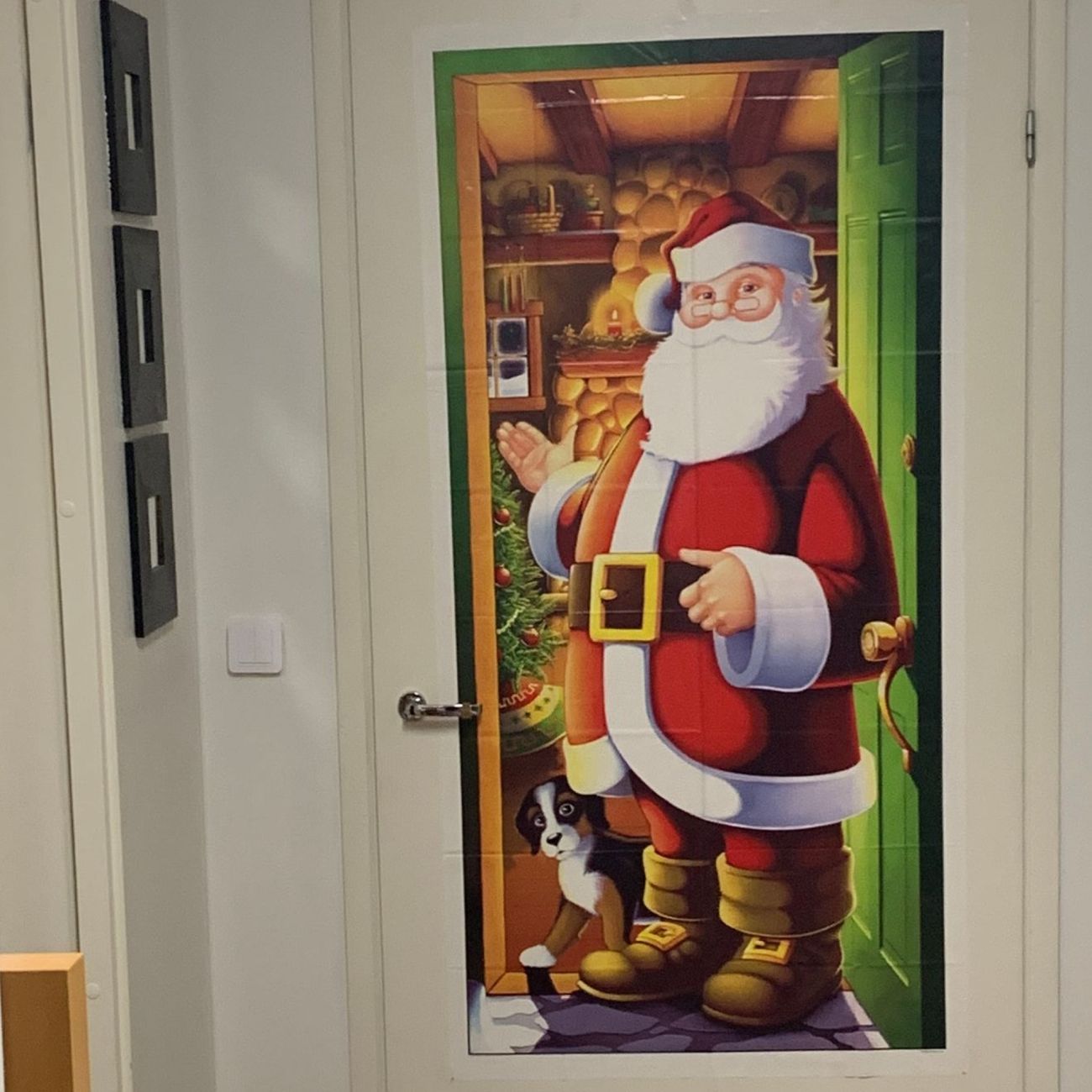 Kundebillede af Julemanden Dørdekoration