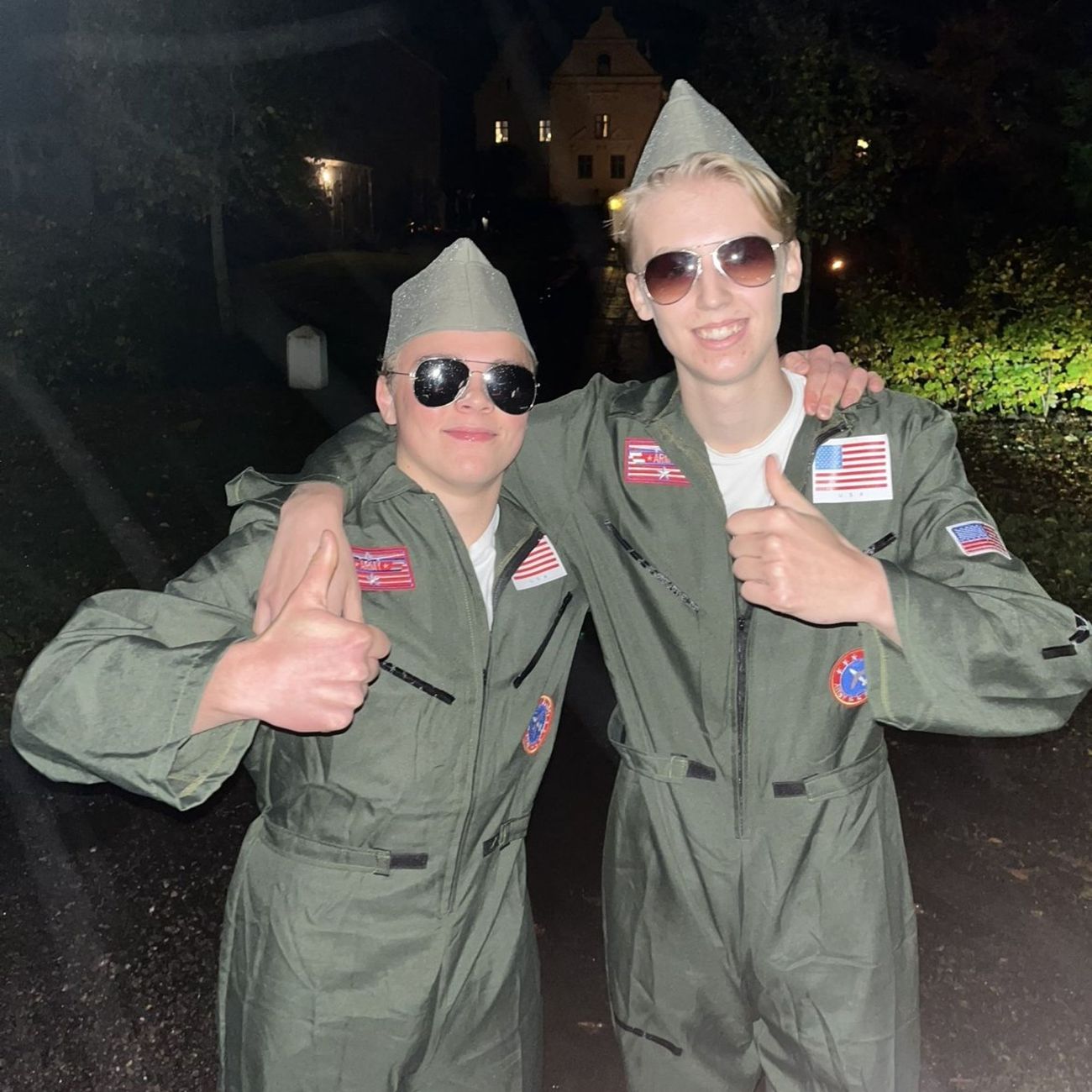 Kundebilde av Kamppilot Jumpsuit Karnevalskostyme