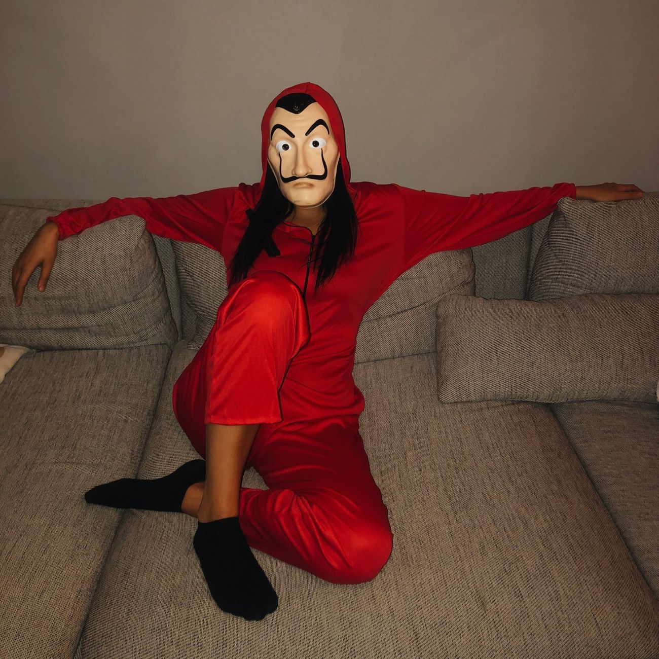 Kundbild på La Casa de Papel Maskeraddräkt