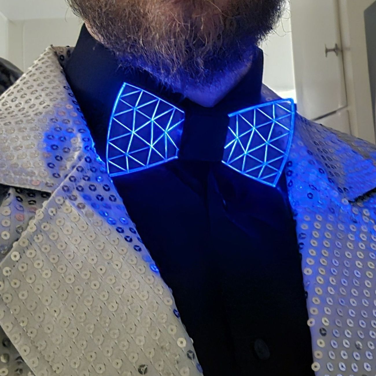 Kundbild på LED Fluga i Akryl