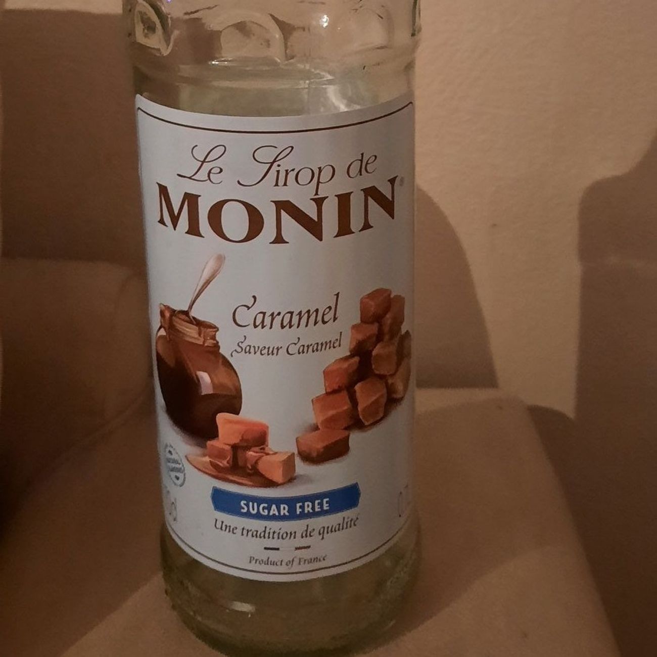 Kundbild på Monin Sockerfri Caramel Syrup
