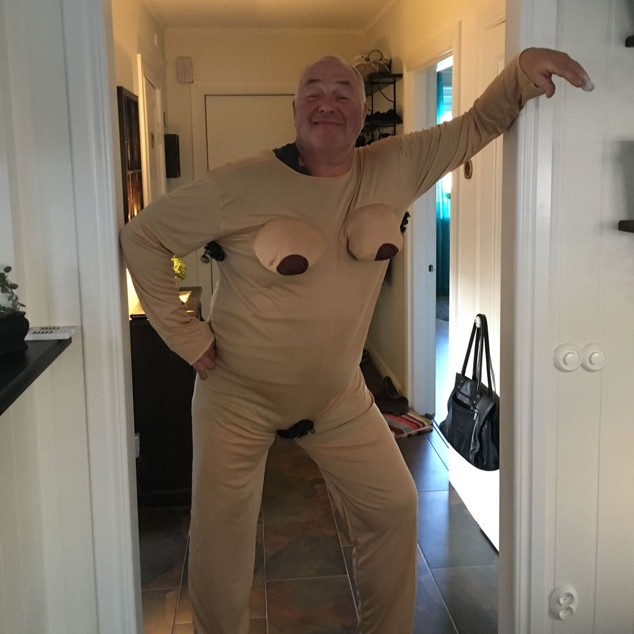 Kundebillede af Nøgen Kvinde Kostume