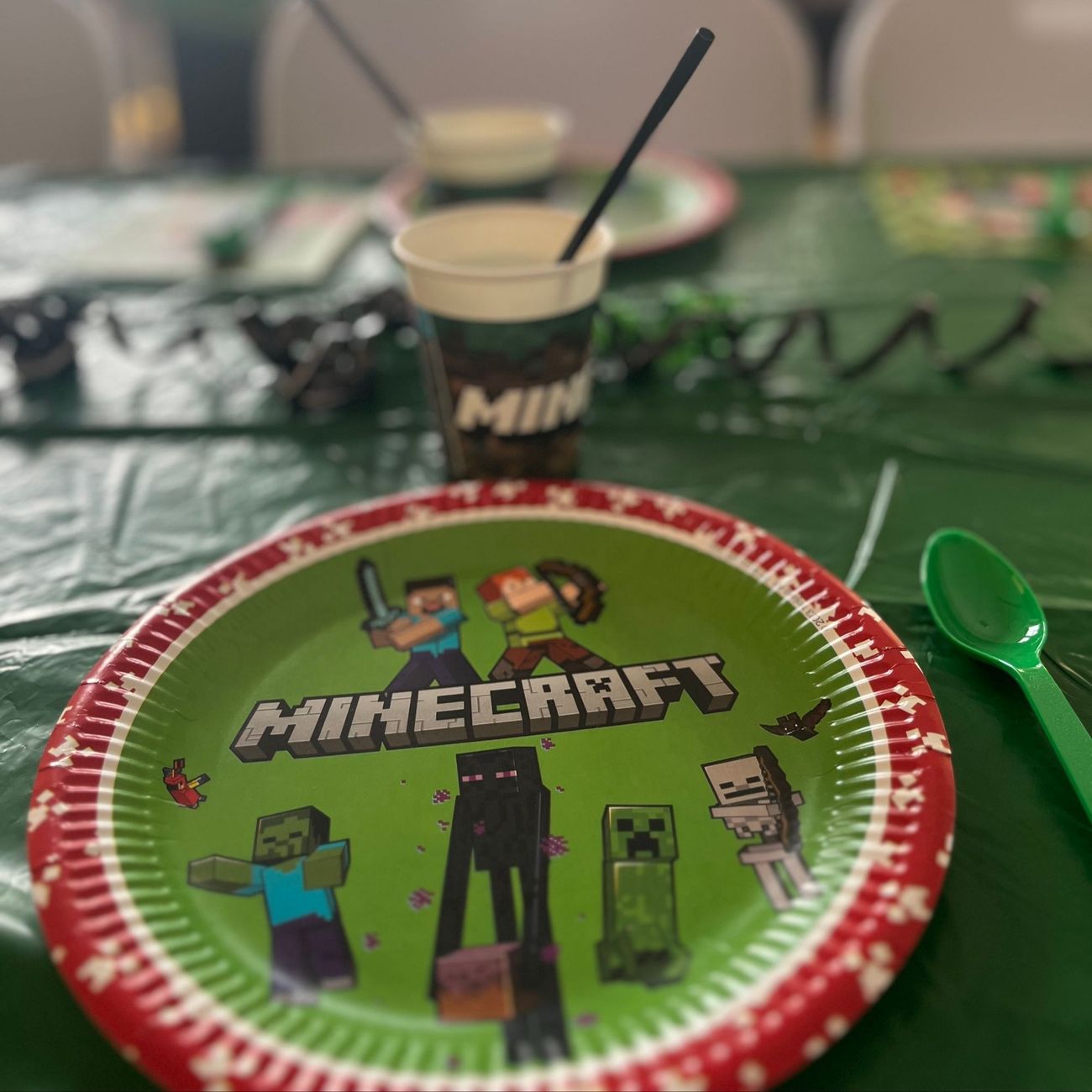 Kundbild på Papperstallrikar Minecraft