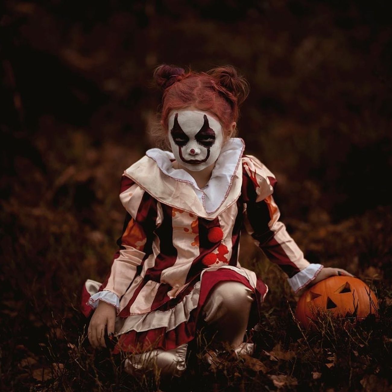 Kundbild på Mördarclown Barn Maskeraddräkt