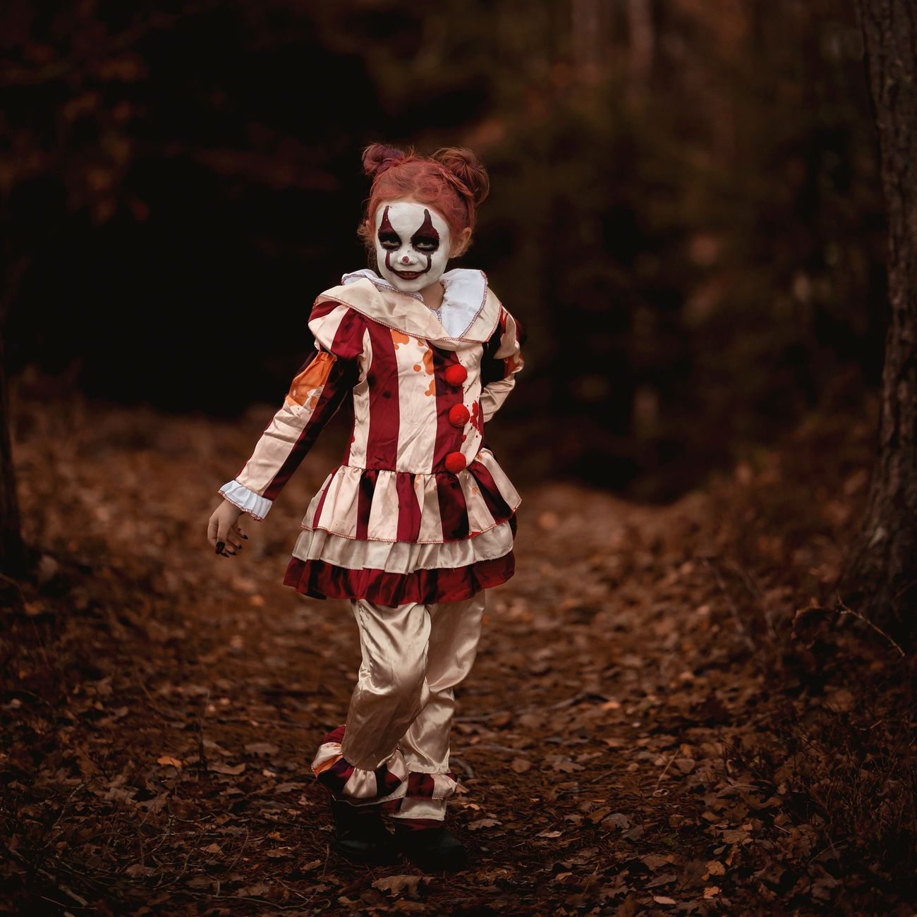 Kundbild på Mördarclown Barn Maskeraddräkt