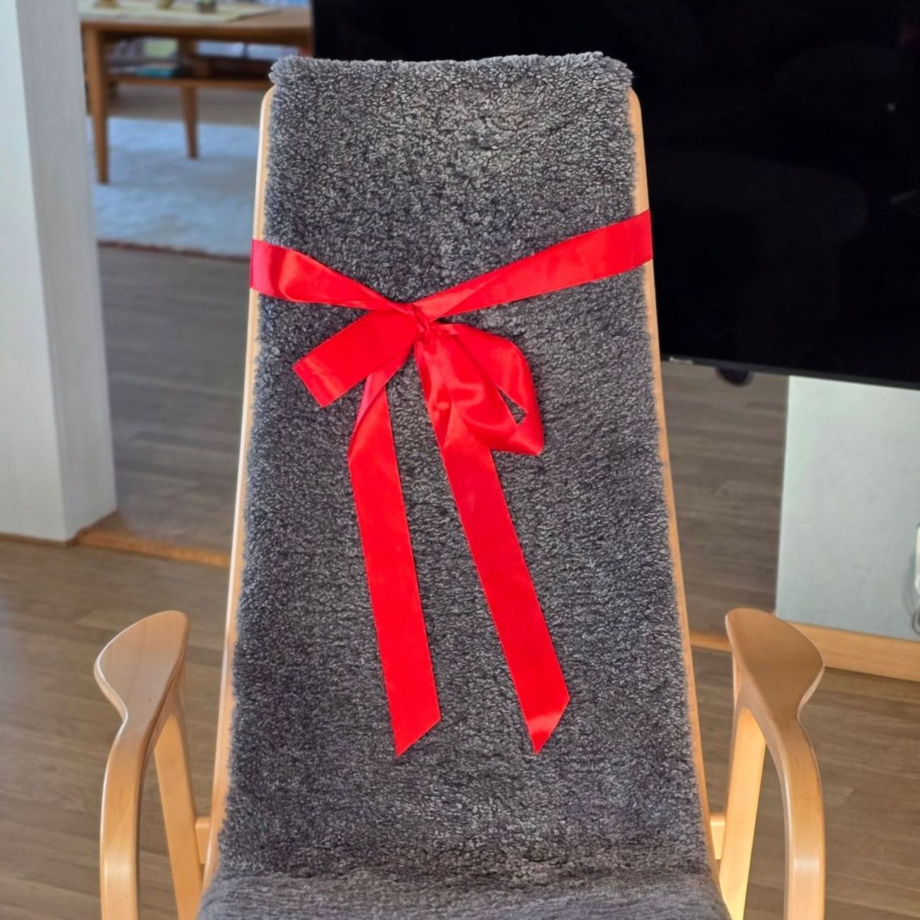 Kundebillede af Satinbånd Rødt