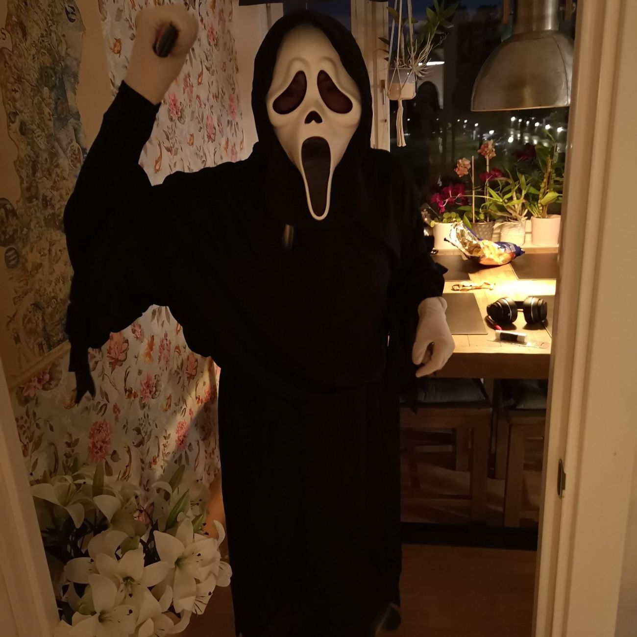 Kundbild på Scream Maskeraddräkt