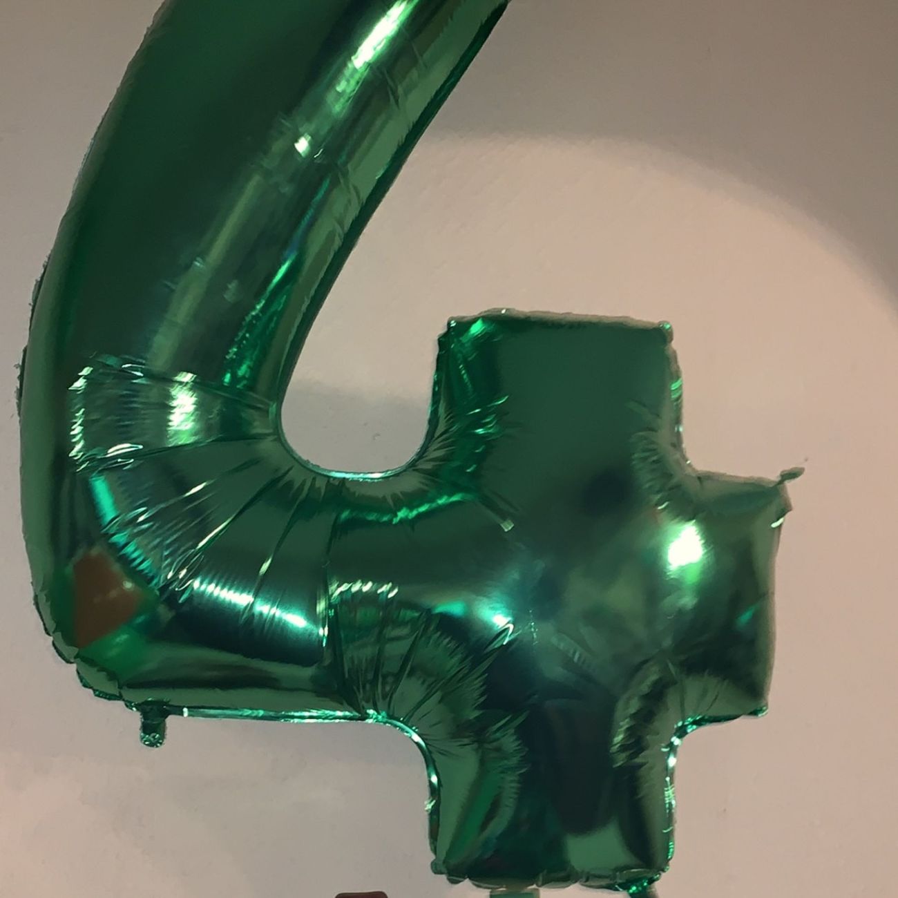 Kundbild på Sifferballong Grön Metallic