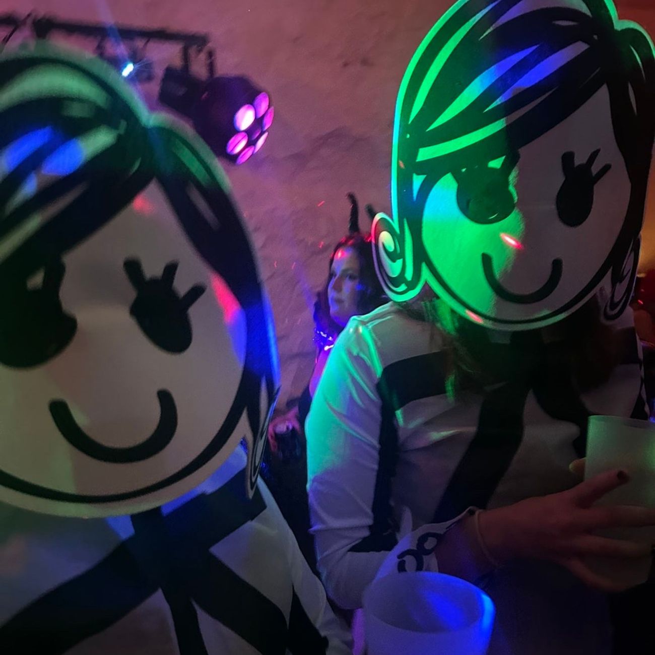 Kundebillede af Stregmand Dame Kostume