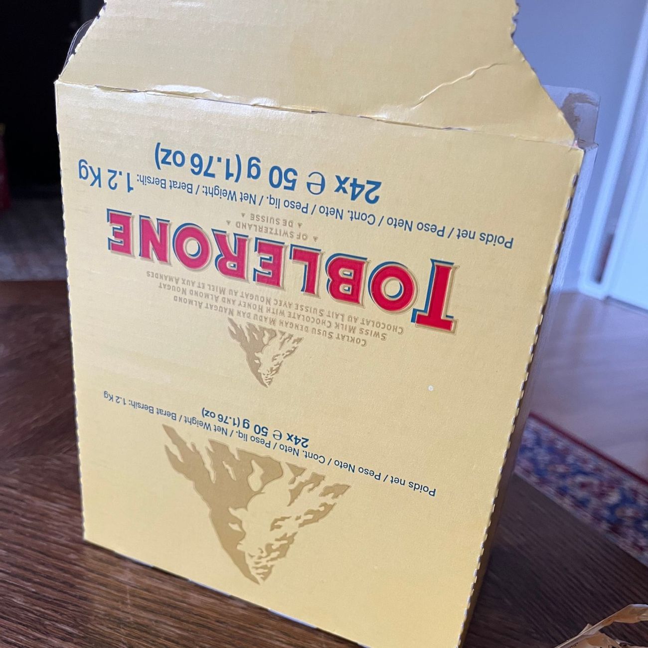 Kundbild på Toblerone Mjölkchoklad Storpack
