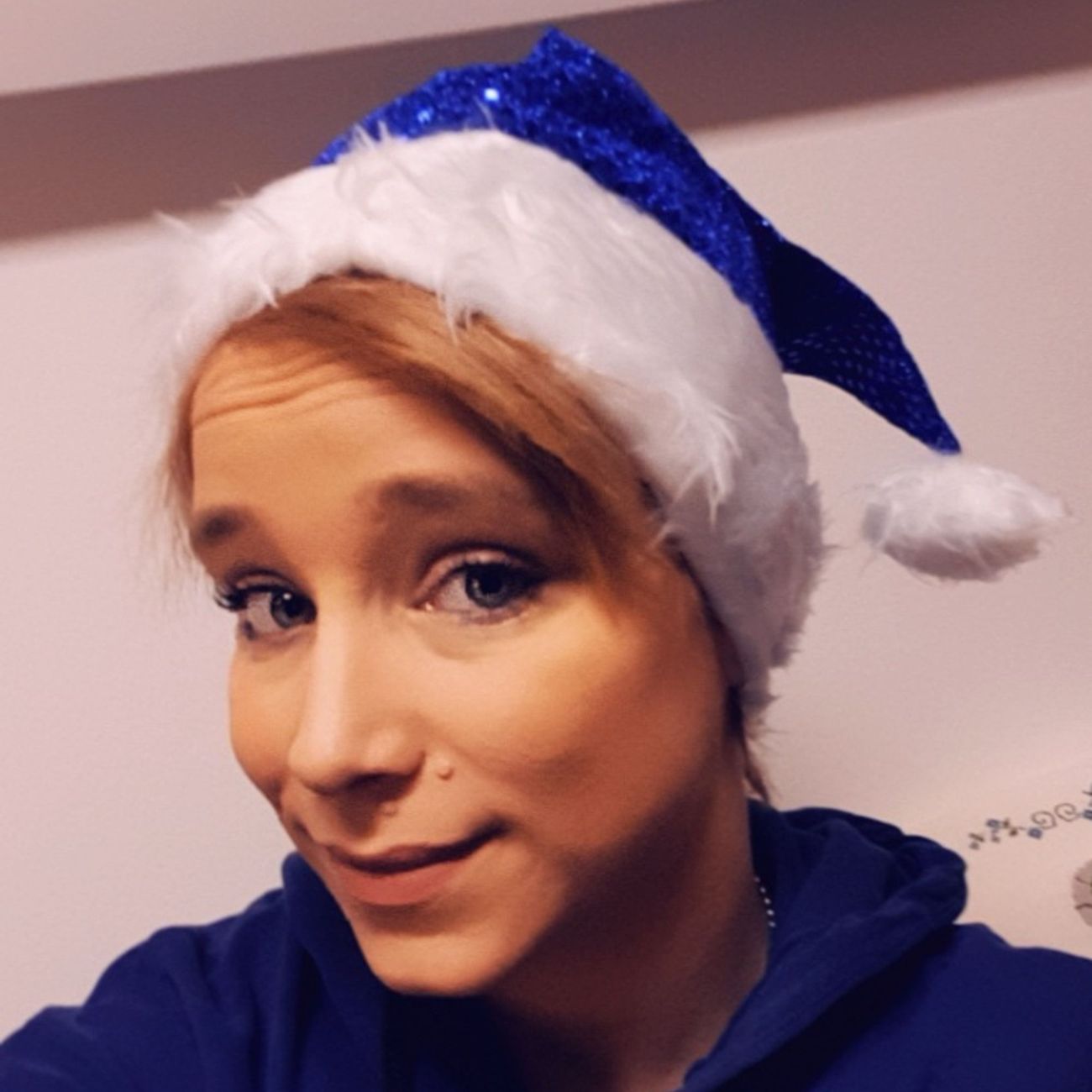 Kundbild på Tomteluva Blå Glitter