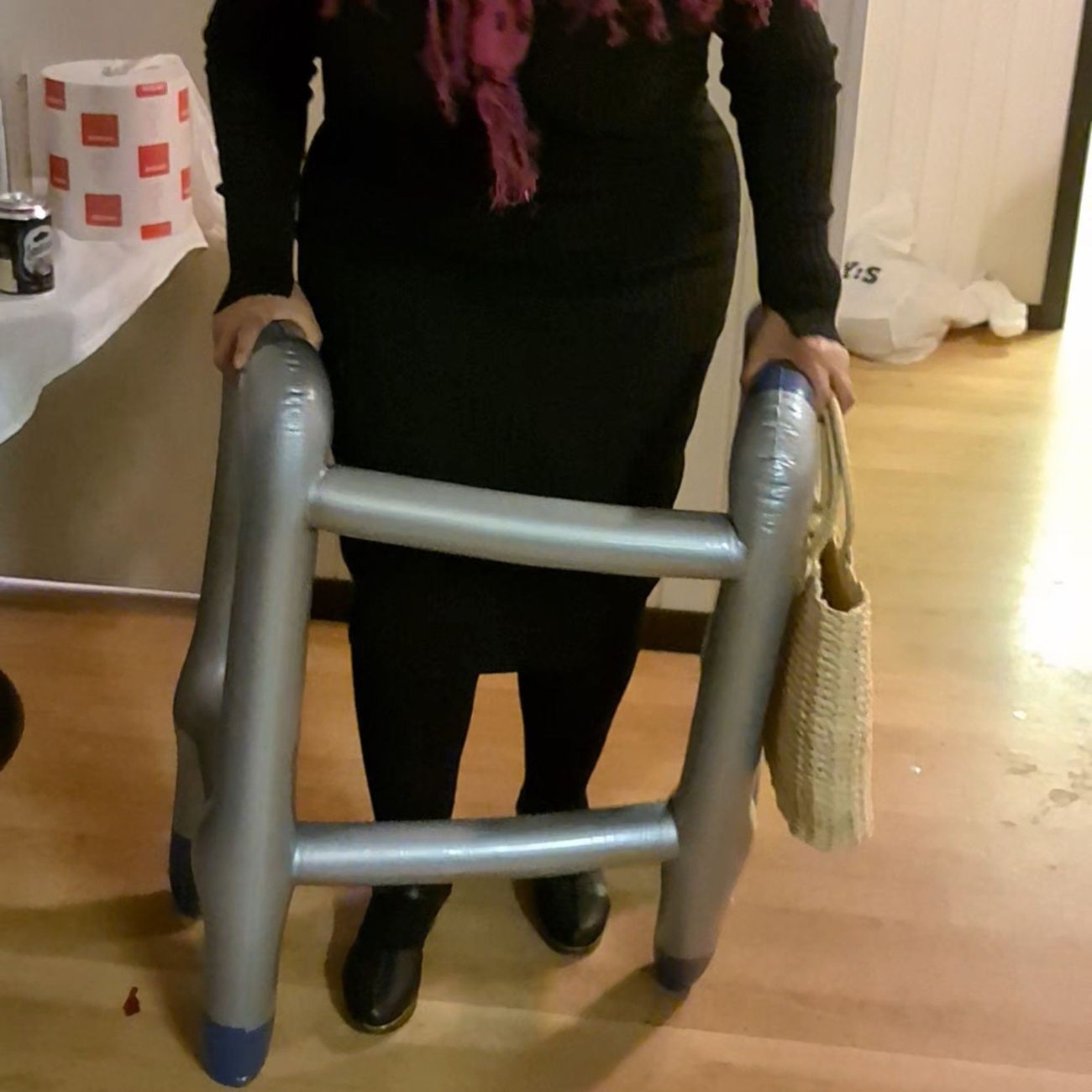 Kundbild på Uppblåsbar Gåstol