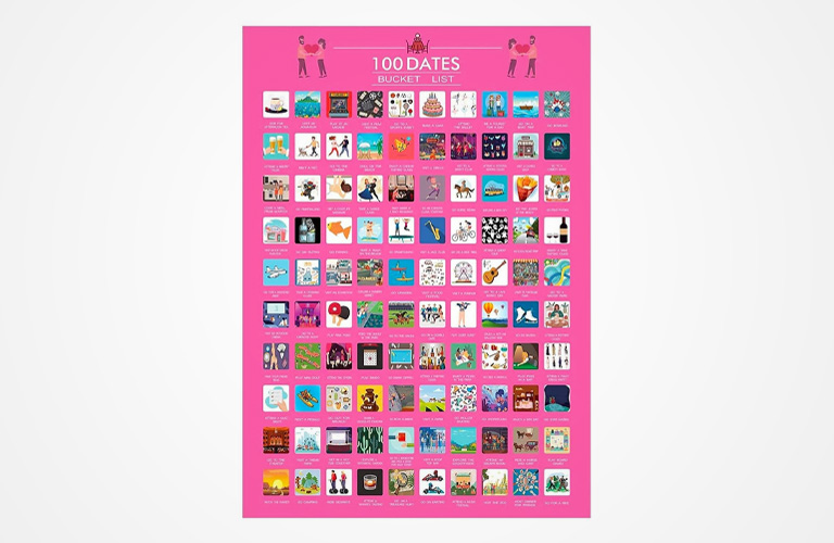100 Dates Bucket List Skraptavla