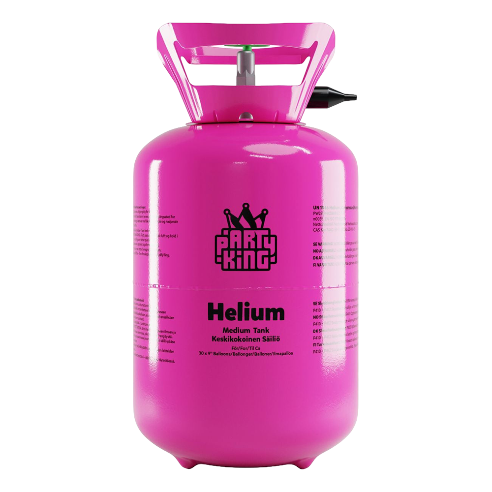 Helium på tub Mellan