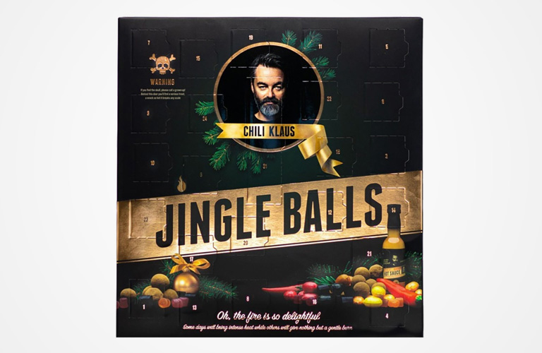 Chili Klaus Jingle Balls Black & Gold Adventskalender