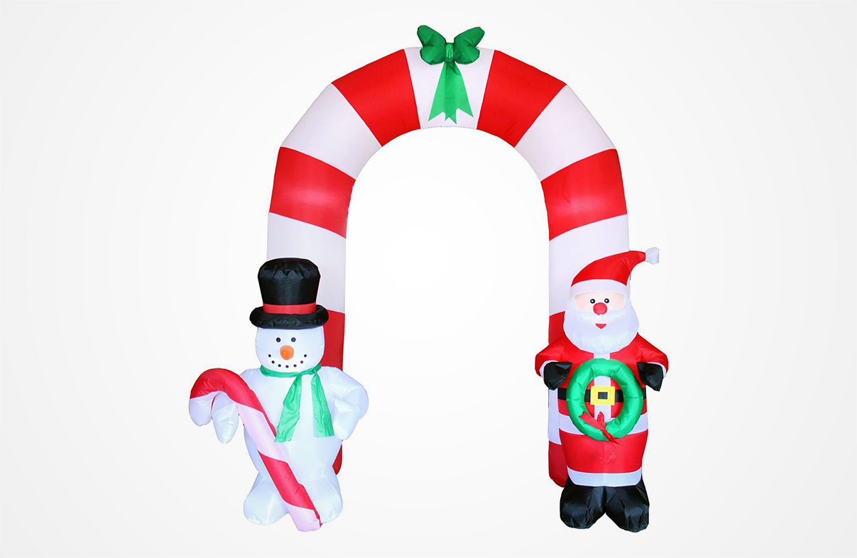 Oppustelig Juleportal med LED