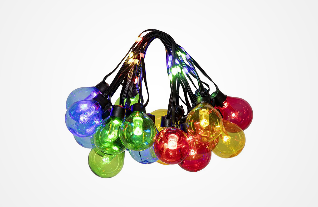 LED Lyskæde Flerfarvet