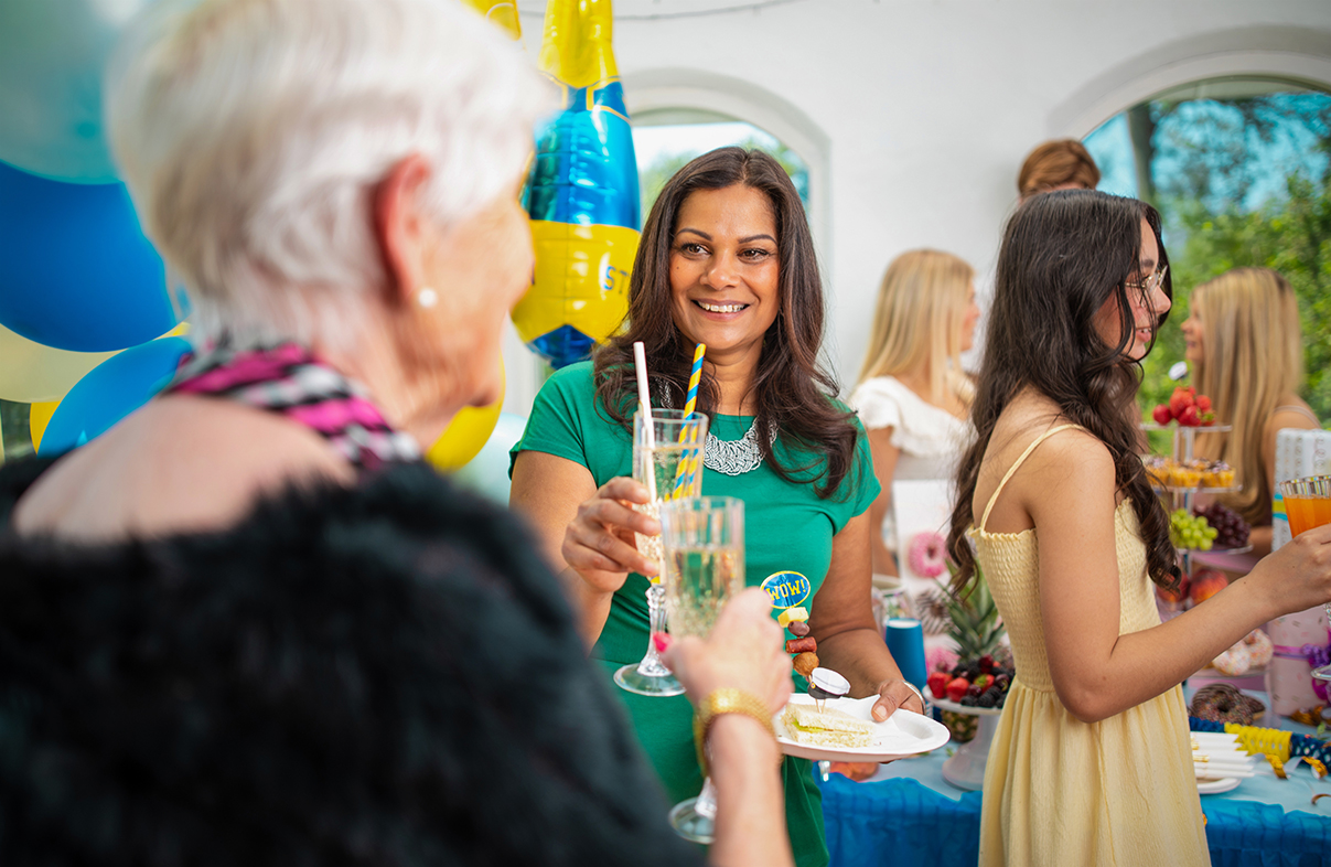 Vem ska man bjuda på en studentmottagning?