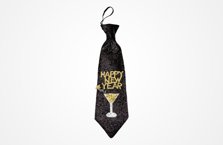  Glittrig Happy New Year-slips