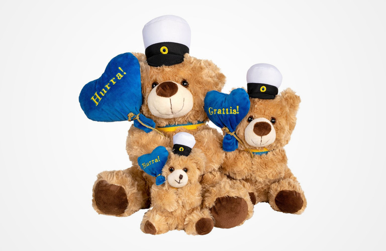 Studentnalle till utspringet