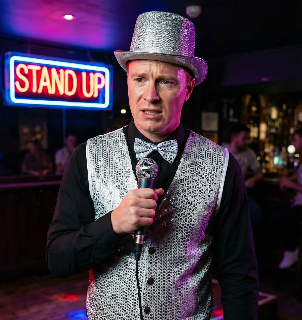 Pubrunde med standup-debut