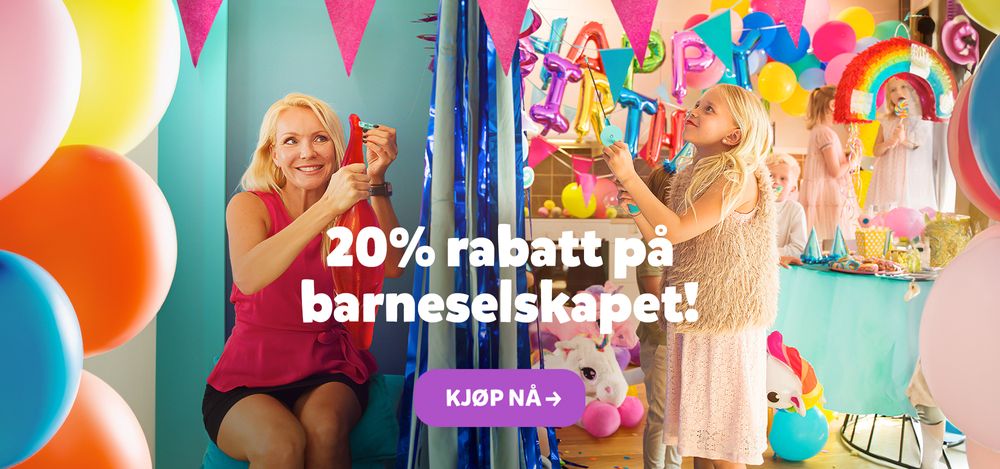 barneselskap pynt ballonger
