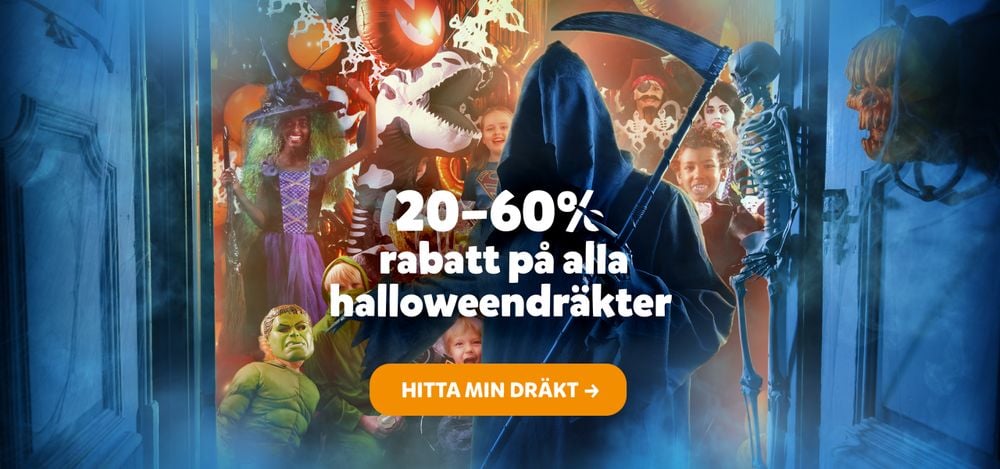 REA Halloweenkläder & halloweendräkter 2025
