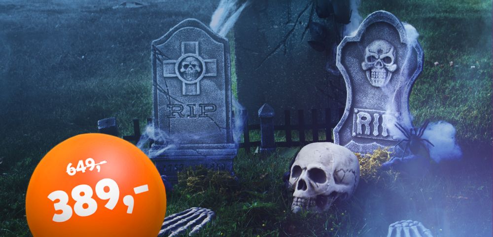 Kirkegårdssett Halloween