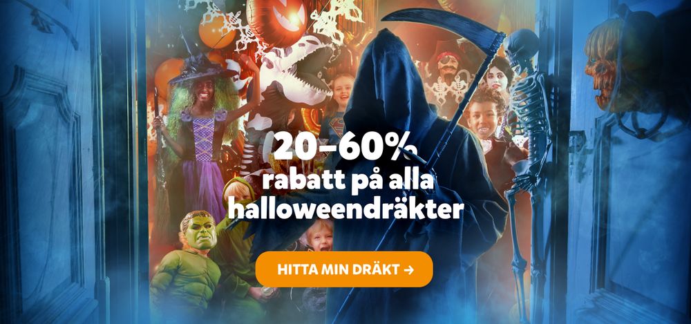 REA Halloweenkläder & halloweendräkter 2025