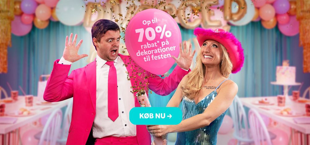 Festartikler festdekorationer 2026