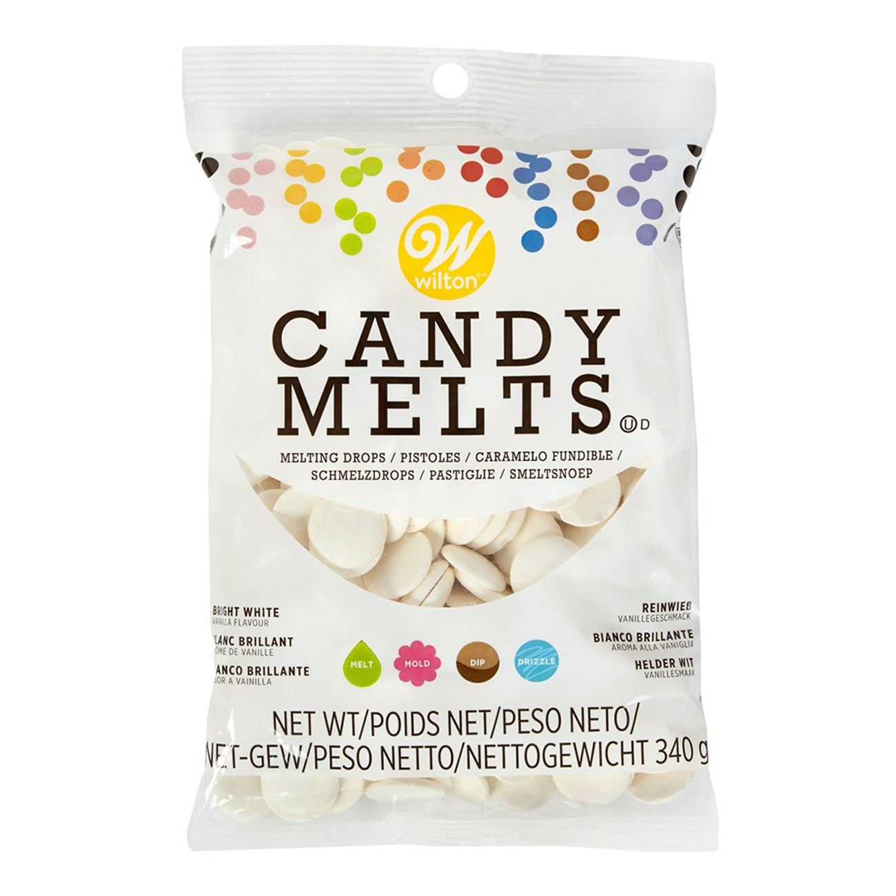 Wilton Candy Melting Drops Bright White