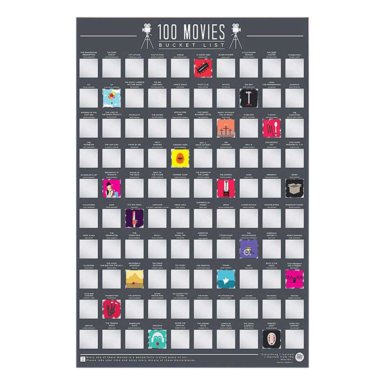 100 Movies Bucket List Skraptavla