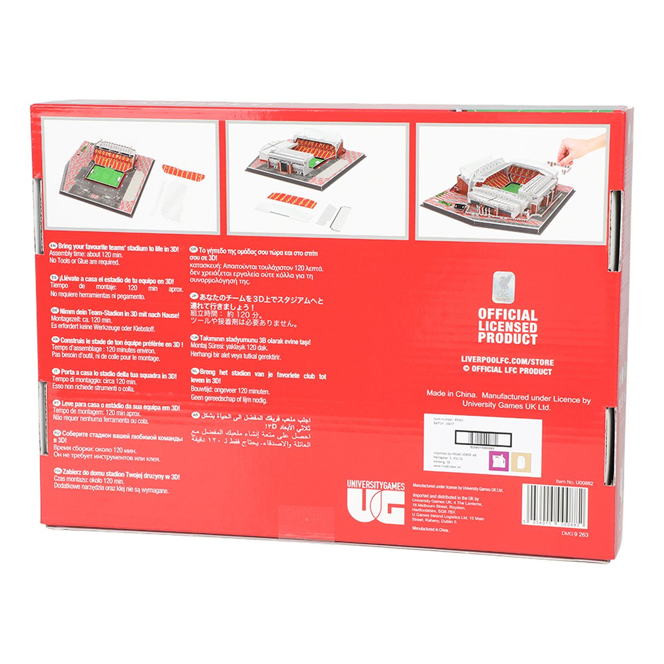 3D Pussel Stadium Liverpool