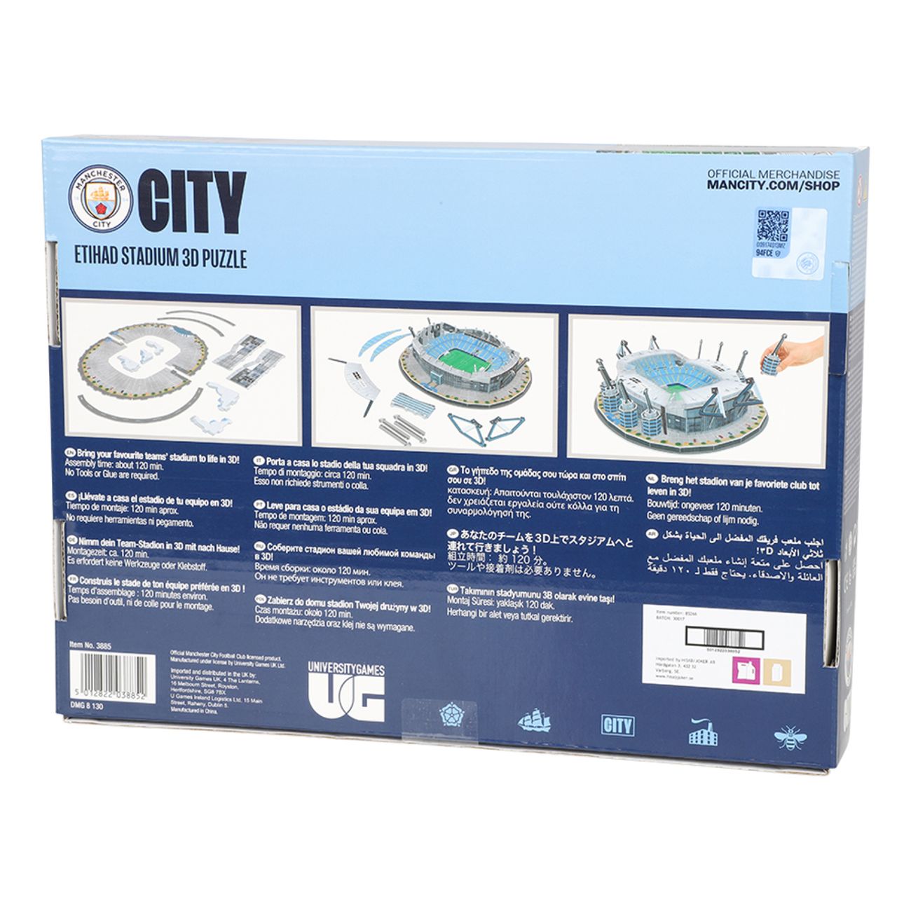 3D Pussel Stadium Manchester City