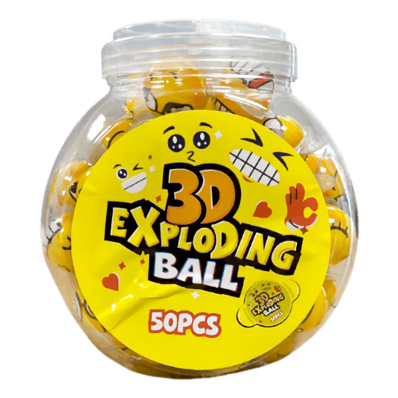 3D Smile Exploding Ball Storpack