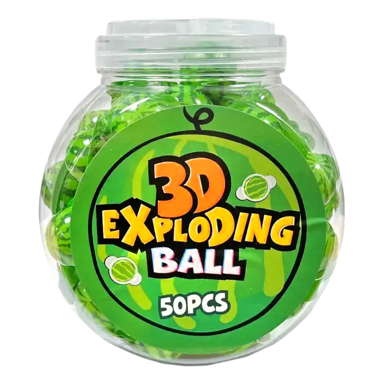 3D Vattenmeloner Exploding Ball Storpack