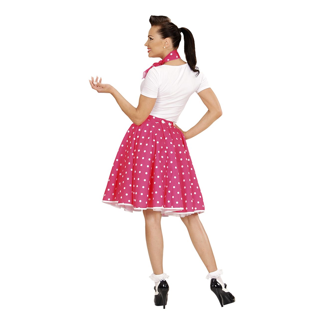 50'er-kjole Lyserød Kostume Partykungen