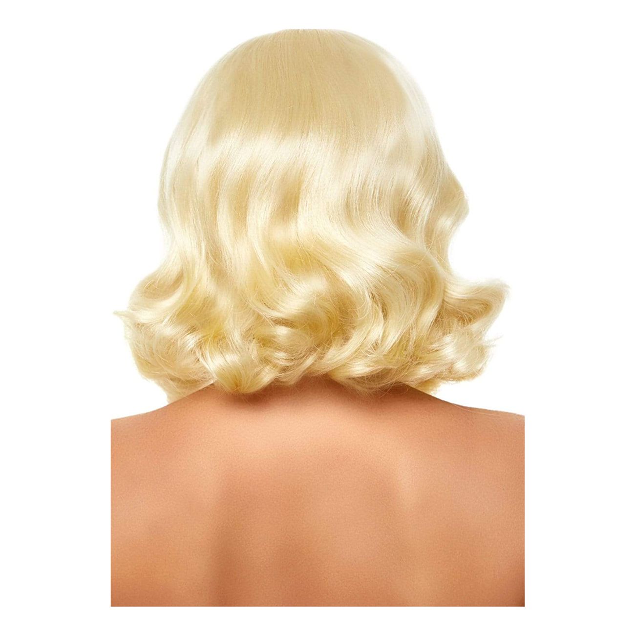60-tals Blond Lockig Deluxe Peruk-One size
