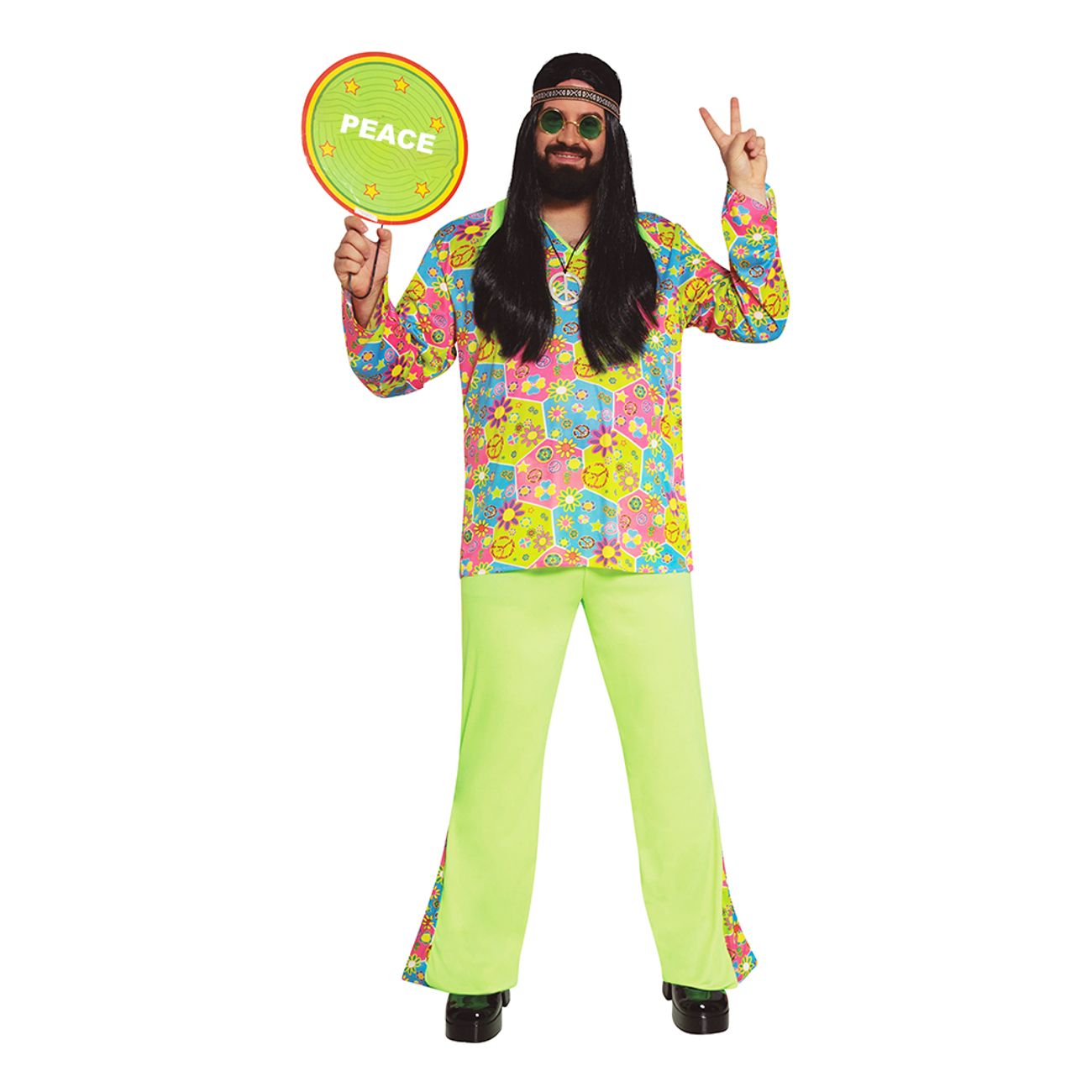 60-tals-hippie-dude-plus-size-maskeraddrakt-76715-1
