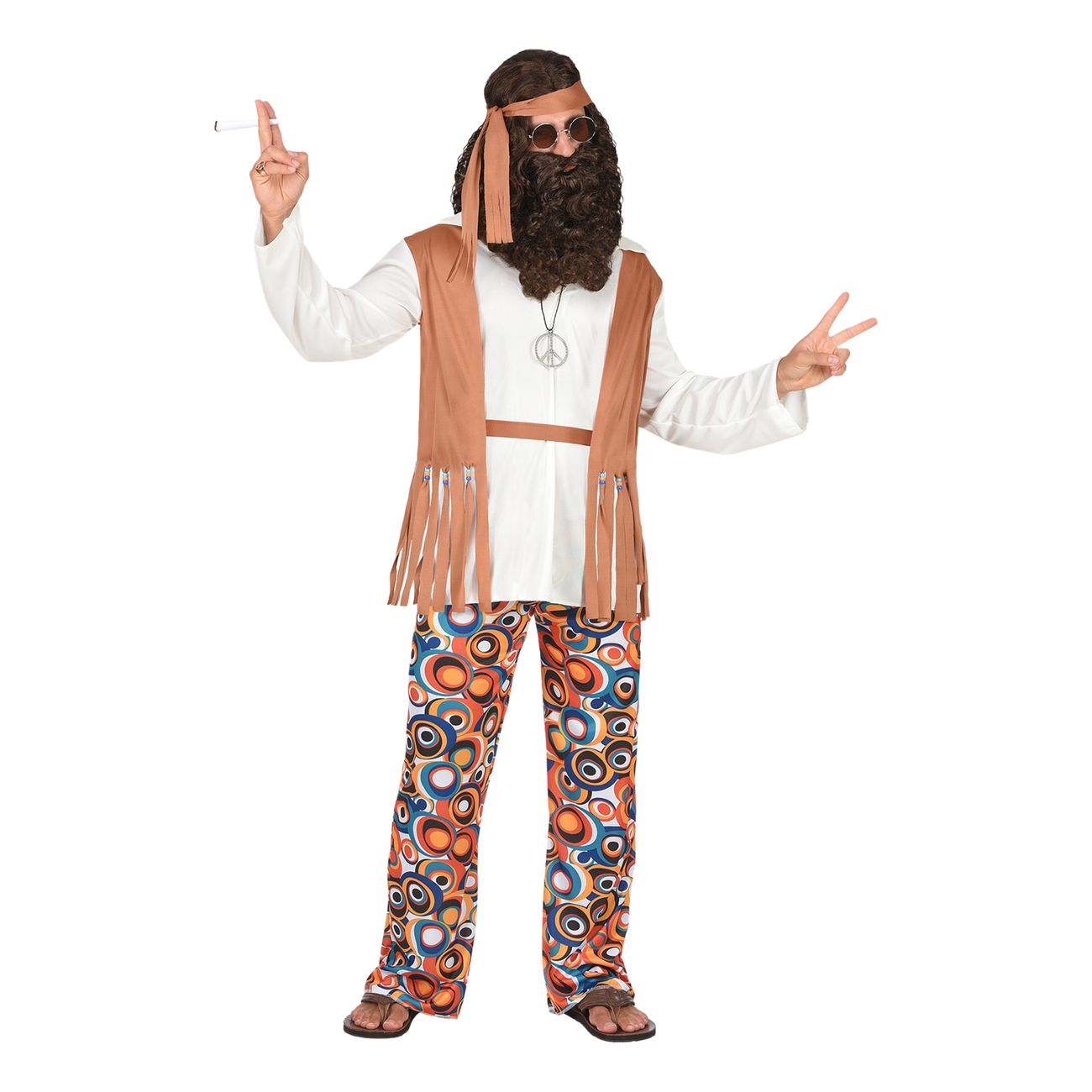 malm Alle sammen sjækel 60'erne Hippie Kostume | Partykungen