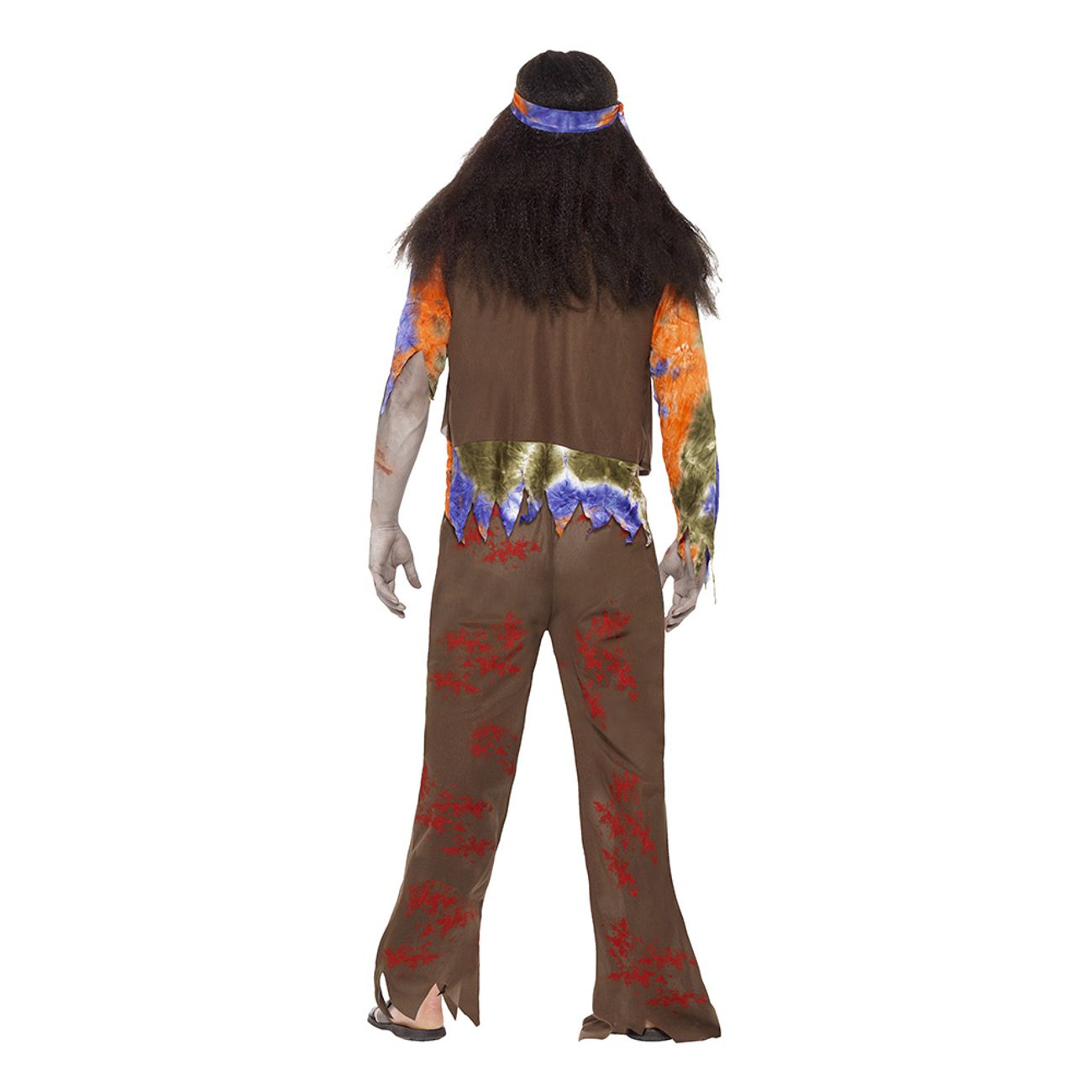 60-tals-hippieman-zombie-maskeraddrakt-3