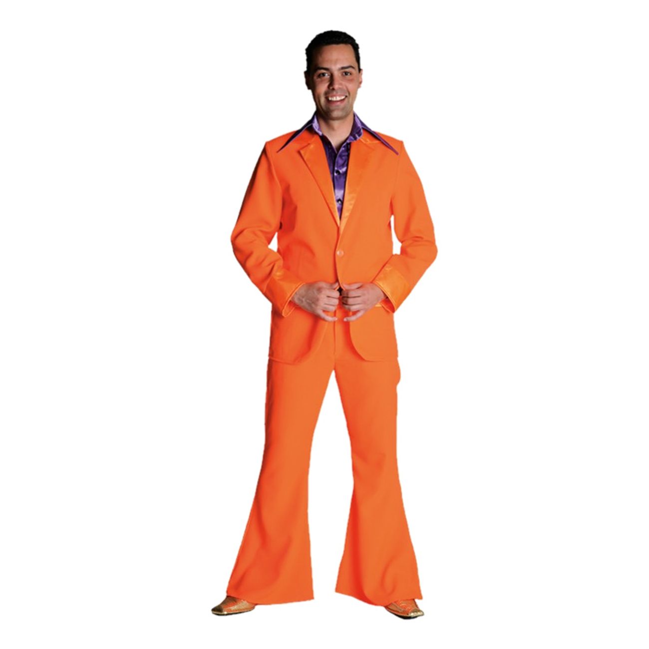 70-tals-kostym-orange-maskeraddrakt-1